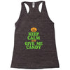 keep calm candy Racerback Tank