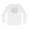 too lazy to get a halloween costume Long Sleeve Shirts