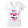 The Best Grammy Was Born In June Women's V-Neck T-Shirt