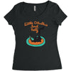 little cthulhu Women's Triblend Scoop T-shirt