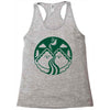 twin pies coffee Racerback Tank
