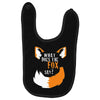 for fox sake Baby Bibs