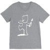 banksy teddy bear pop art new V-Neck Tee