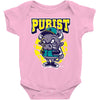 angry bull Baby Bodysuit