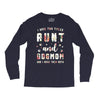 i have two titles aunt and dogmom and i rock them both with roses Long Sleeve Shirts