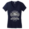 vintage quality without compromise 1966 aged to perfection Women's V-Neck T-Shirt