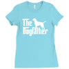 the dogfather labrador retriever white Ladies Fitted T-Shirt