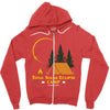 Total Solar Eclipse Camp Zipper Hoodie