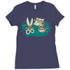 rock, paper, scissor hold Ladies Fitted T-Shirt