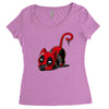 catpool Women's Triblend Scoop T-shirt