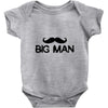 big man little man Baby Onesie