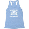 my other ride is a time machine Racerback Tank