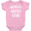 worlds greatest farter funny fathers day Baby Onesie