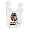 monkey cafe pilote Baby Bibs