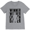 winner winner chicken dinner 3b V-Neck Tee