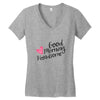 good morning handsome Women's V-Neck T-Shirt