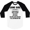 Super June Girl 3/4 Sleeve Shirt