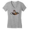 indiana mouse Women's V-Neck T-Shirt