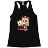 triple beagle portrait Racerback Tank