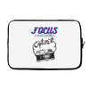 focus and than capture it Laptop sleeve