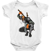 deathstroke marron Baby Bodysuit