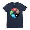 zentao symbol as evolution of the tao (yin yang) Ladies Fitted T-Shirt