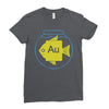 gold fish Ladies Fitted T-Shirt