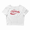 enjoy christmas Crop Top