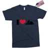 i love jet ski racing Exclusive T-shirt