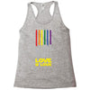 Lightsaber Rainbow - Love Is Love Racerback Tank