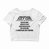 Smartass July Girl Crop Top