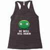 He Will Kill Again Racerback Tank