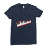 Piano And Music Ladies Fitted T-Shirt