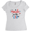 4th of July Women's Triblend Scoop T-shirt