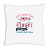 A December Girl Like A Flowers Throw Pillow