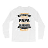 Super Cool Papa Of A Freaking Awesome Grandson Long Sleeve Shirts