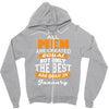 all men are created equal but only the best are born in january Zipper Hoodie