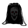 skull triangle Drawstring Bags