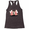 piggybacks and chicken fights Racerback Tank