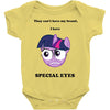 twilight has special eyes Baby Onesie
