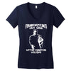 frankenstein's day care Women's V-Neck T-Shirt