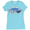 ski goggles copy Ladies Fitted T-Shirt