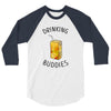 Drinking Buddies Juice 3/4 Sleeve Shirt