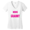 Only The Best Moms Get Promoted To Granny Women's V-Neck T-Shirt