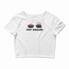 pot dealer cooking pot tea pot Crop Top