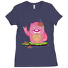 mrs yetti and her poops Ladies Fitted T-Shirt