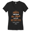 poppy the man the myth best poppy ever Women's V-Neck T-Shirt