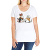 the owl and the weasel Ladies Curvy T-Shirt