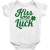 kiss me for luck Baby Onesie