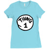 thing 1 Ladies Fitted T-Shirt